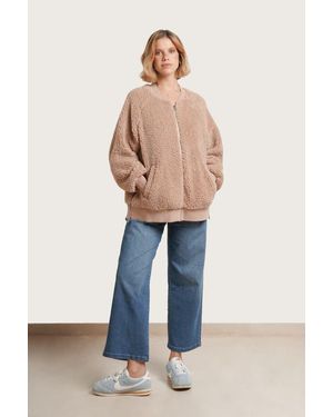Nom Maternity Cozy Before & After Maternity Jacket - Blue