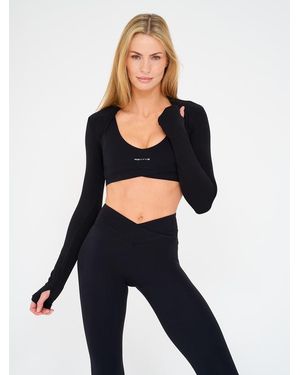 Revyve Active Shrug With Thumbhole - Blue