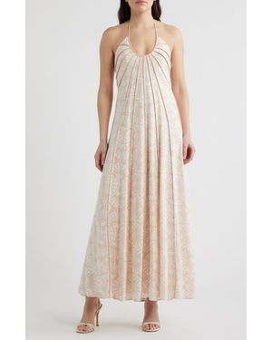 Parker The Novia Halter Maxi Dress - Natural