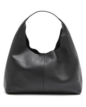 & Other Stories Leather Shoulder Bag - Black