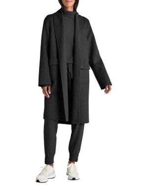 Splendid X Cella Jane Icon Shawl Collar Coat - Black