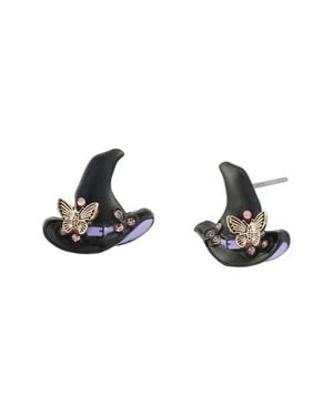 Betsey Johnson Witch Hat Stud Earrings - Black