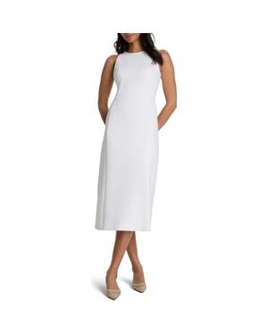 Spanx Sleeveless A-Line Midi Dress - White
