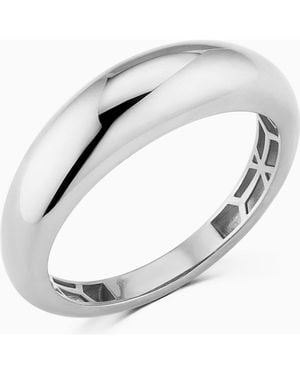Oradina Polished Dome Band - Metallic