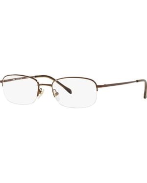 Sferoflex 52Mm Oval Optical Glasses - Metallic