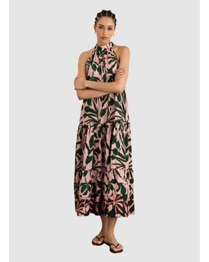 Baukjen Anouk Printed Sleeveless Maxi Dress - White