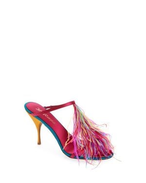 Jeffrey Campbell Pluma Slide Sandal - Pink