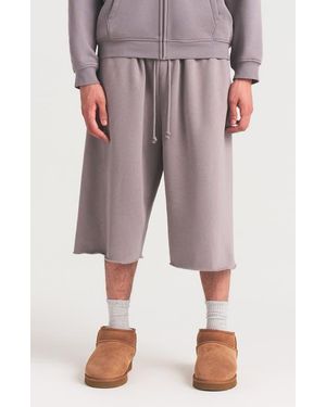 Skims Relaxed Long Shorts - Gray