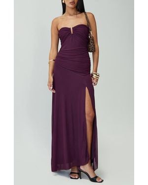 Princess Polly Barbarella Strapless Gown - Purple