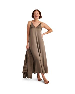Haven Well Within Silky Maxi Dress - Brown