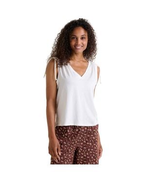 Toad & Co. Anza Cinch Tank - White