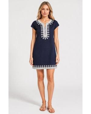 Calypso St. Barth Rowena Tunic - Blue