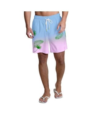 Margaritaville Buffalo Bills Sunset On The Beach Swim Shorts - Blue