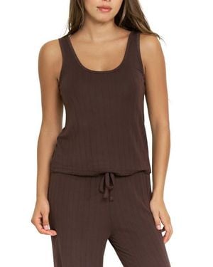 Honeydew Intimates Cloud Modal Rib Tank - Brown