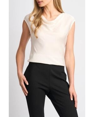 Halogen® Cowl Neck Top - White
