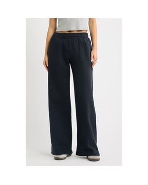 BP. Low Rise Wide Leg Sweatpants - Blue