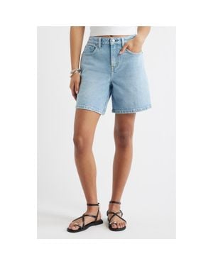 Open Edit Classic Denim Shorts - Blue