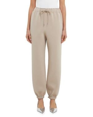 Grey Lab Drawstring Sweatpants - Natural