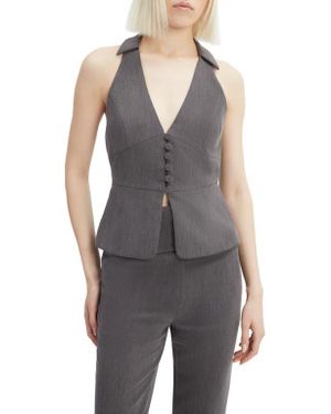 Bardot Cohan Fitted Vest - Gray
