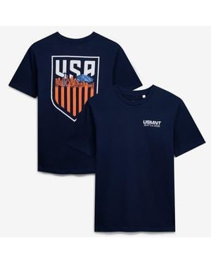 Uscape Apparel Host City U.S. Soccer X Seattle Crest 2026 T-Shirt - Blue