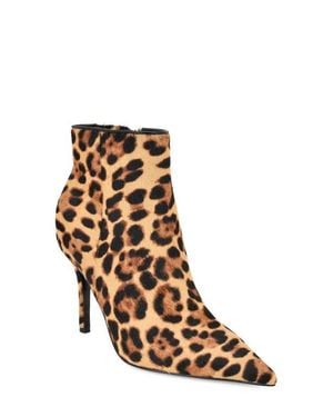 Nine West Galz Pointed Toe Bootie - Brown