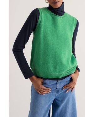 Seasalt Cornwall East View Sweater Vest - Green