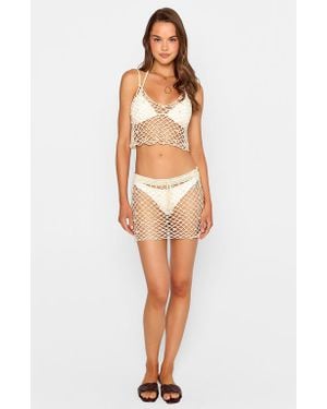 Beach Bunny Bianca Mini Skirt - White