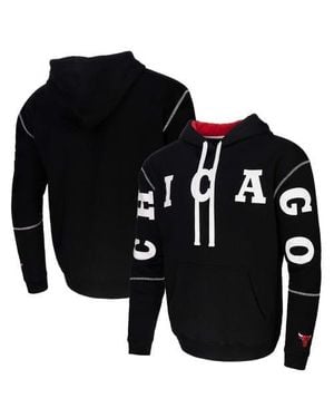 Stadium Essentials Chicago Bulls Monument Pullover Hoodie - Black