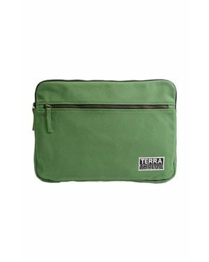 Terra Thread 15.6-Inch Organic Cotton Laptop Sleeve - Green