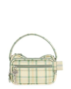 Acne Studios Camero Kit Check Crossbody Bag - Metallic