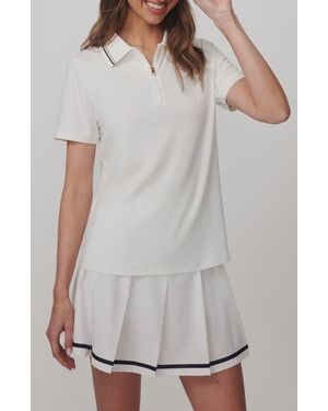Varley Elton Performance Polo - Gray