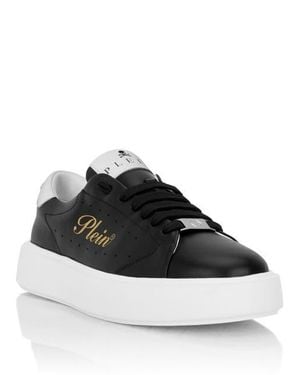 Philipp Plein Lo-Top Sneakers Signature - Black