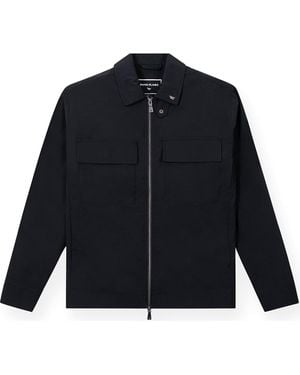 PAPER PLANES Cotton Blend Utility Jacket - Black