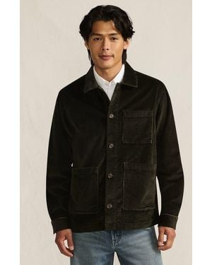 Lands' End Corduroy Chore Jacket - Black
