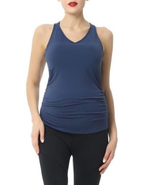 Kimi + Kai Rachel Maternity Performance Tank - Blue