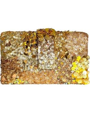 Simitri Garnet Kitsch Clutch - Metallic