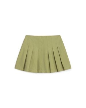 Nocturne Mini Pleated Skirt - Green