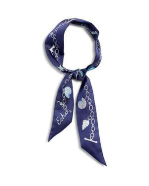 Echo Charmed Life Silk Ribbon Scarf - Blue