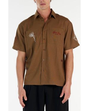 NANA JUDY Walter Ss Shirt - Brown