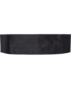 Robert Talbott Baldwin Satin Cummerbund - Black