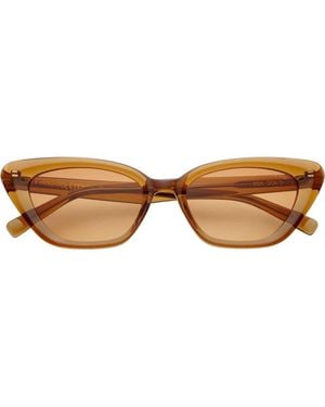 Freyrs Eyewear Mia Cat Eye Sunglasses - Brown