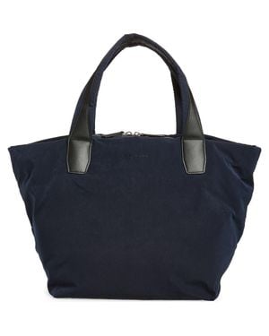VEE COLLECTIVE Medium Essence Trench Tote - Blue