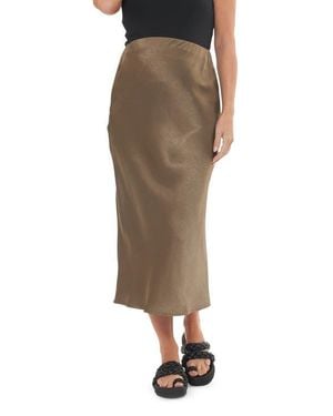 Ripe Maternity Lexie Satin Skirt - Natural