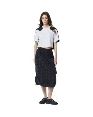 MCM Monogram Midi Skirt - Black
