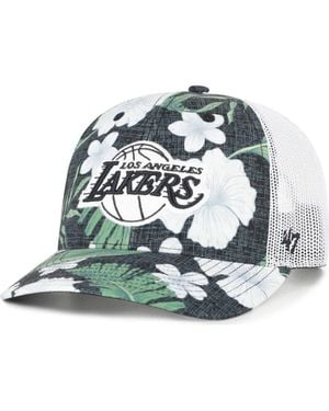 '47 Los Angeles Lakers Beach Side Trucker Adjustable Hat - Green