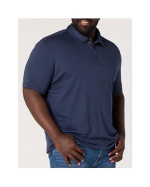 Robert Barakett Big & Tall Georgia Polo Shirt - Blue