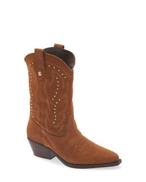 BOTTER Metallic Western Boot - Brown