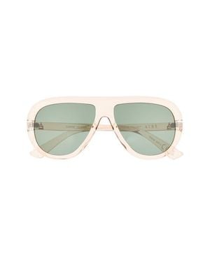 Aire Cadent 54Mm Aviator Sunglasses - Green