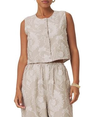 Splendid Ezra Button-Up Tank - Multicolor