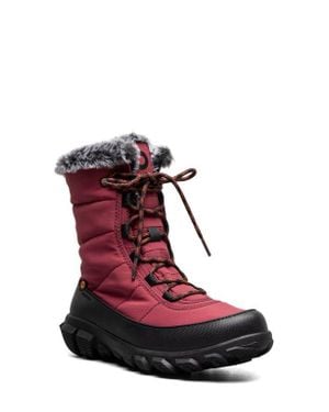 Bogs Cedar Quilted Waterproof Boot - Red